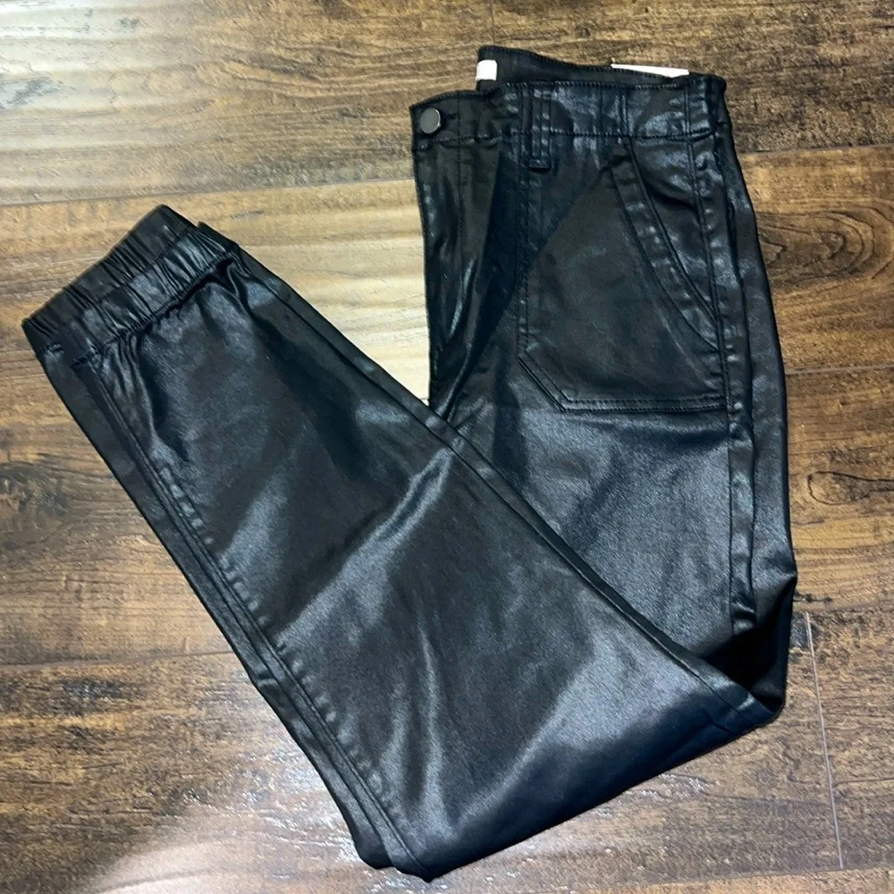 NWT DEX Sofia High Rise Coated Jogger - Black - Picture 3 of 8